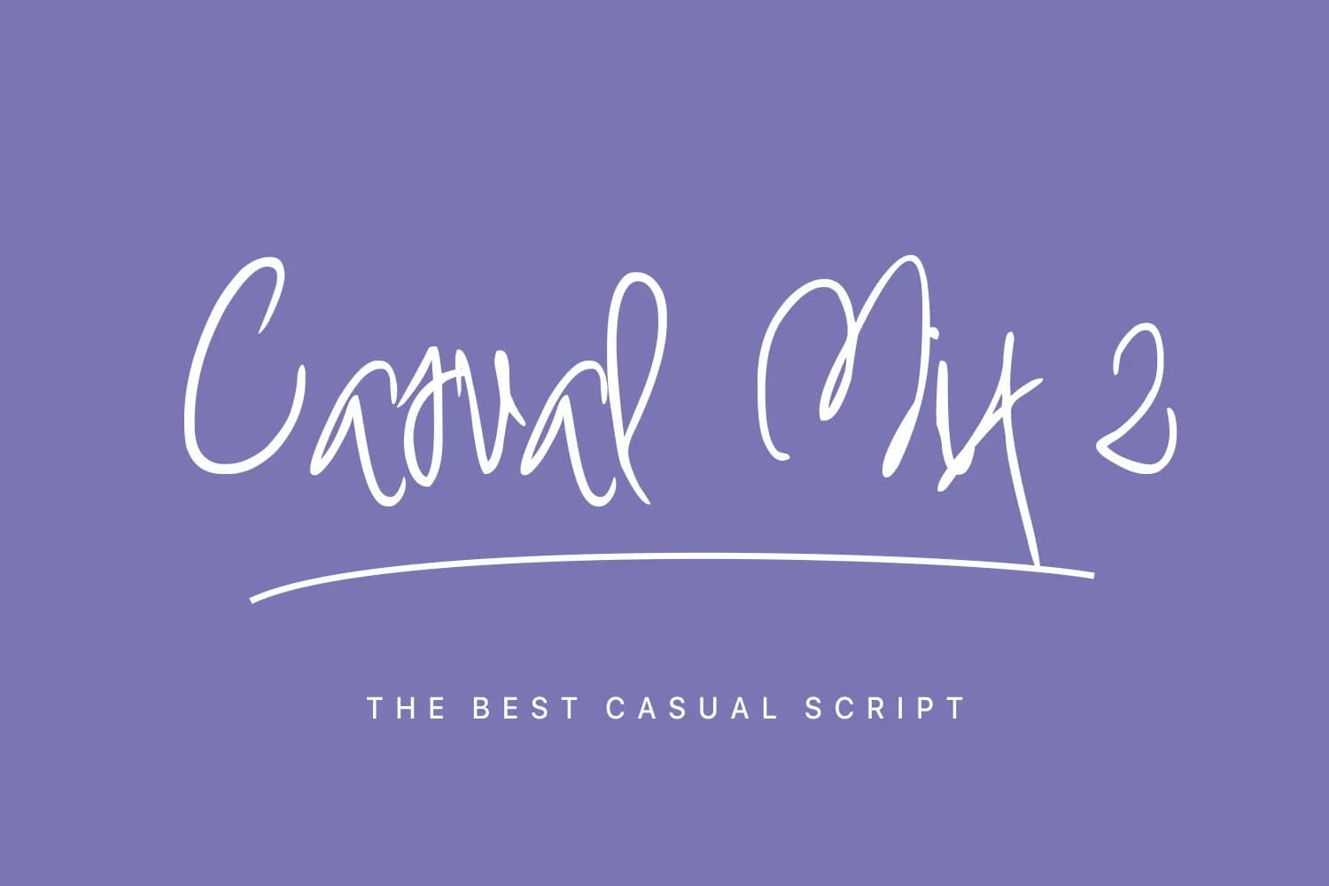 Casual Mix 2 Font by Marcelo Inez — Script Handwritten Font