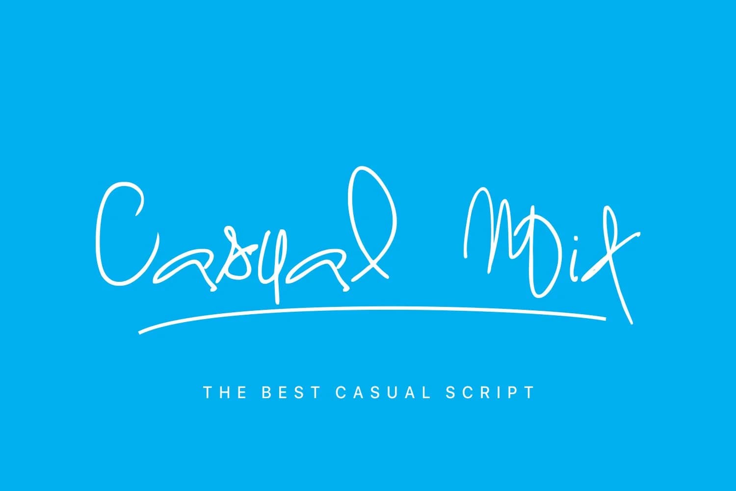 Casual Mix Font by Marcelo Inez — Script Handwritten Font