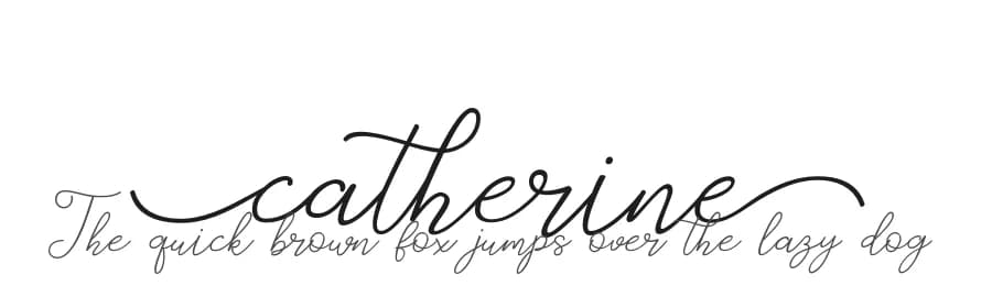 Catherine by Uloel Design — Script Handwritten Font