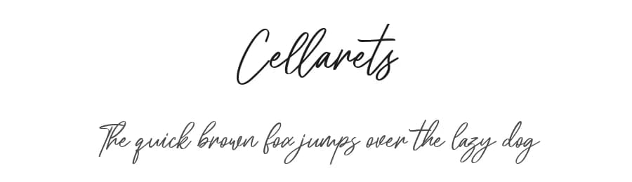 Cellarets by Maulana Creative — Script Handwritten Font