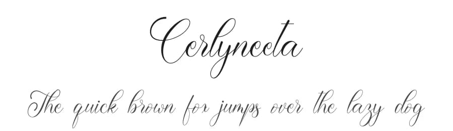 Cerlyneeta by NanaNissa — Script Handwritten Font