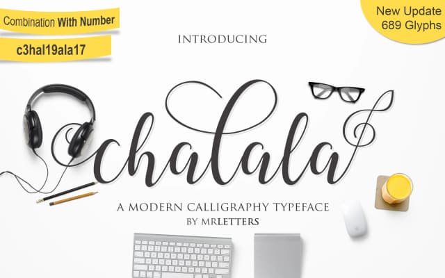 Chalala Font by Mrletters — Script Handwritten Font