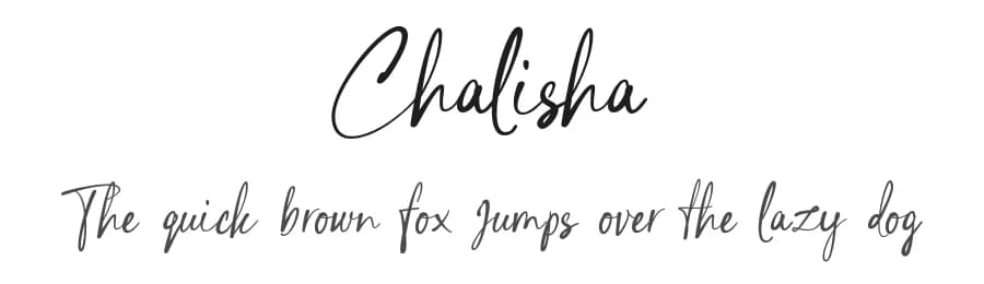 Chalisha by Get Studio — Script Handwritten Font