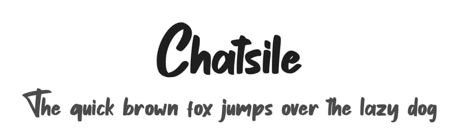 Chatsile by Skiiller Studio — Script Handwritten Font