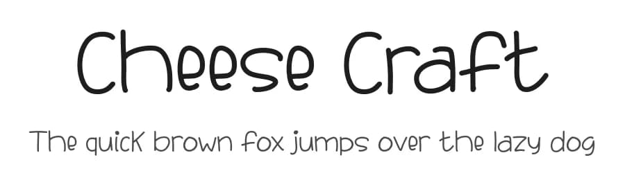 Cheese Craft by Origin Type — Script Handwritten Font