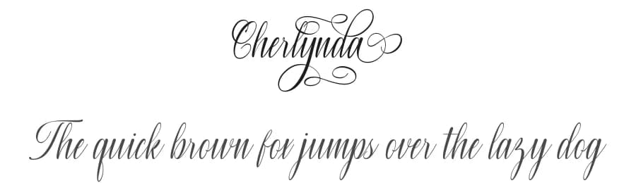 Cherlynda by Fikryal studio — Script Handwritten Font