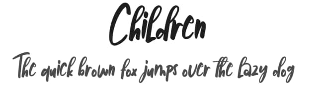 Children by Belina Studio — Script Handwritten Font