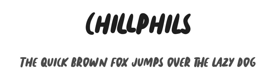 Chillphils by Maulana Creative — Script Handwritten Font