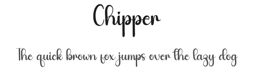 Chipper by Andi Moz — Script Handwritten Font
