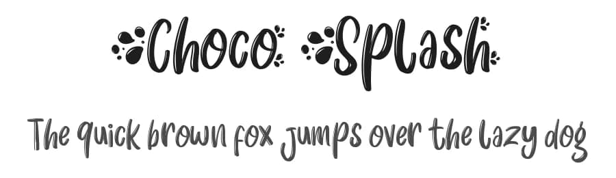 Choco Splash by Creakokun Studio — Script Handwritten Font