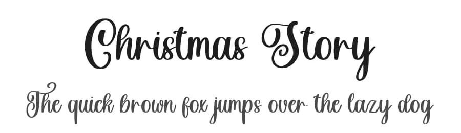 Christmas Story by Fikryal studio — Script Handwritten Font