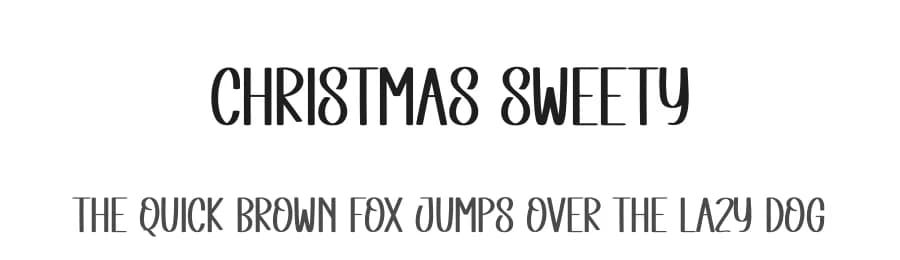 Christmas Sweety by Scratchones — Script Handwritten Font
