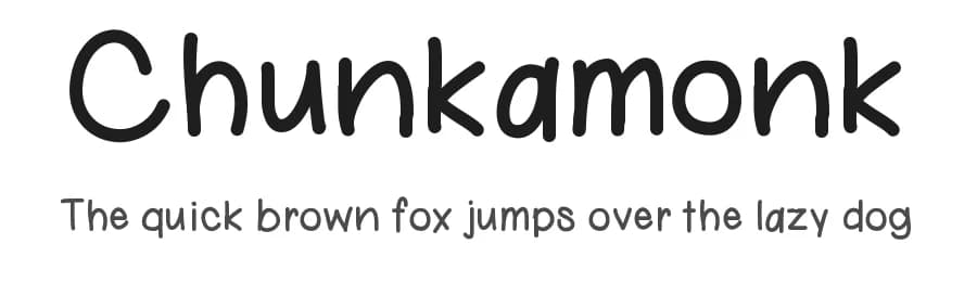 Chunkamonk by Lindsey Collins — Script Handwritten Font