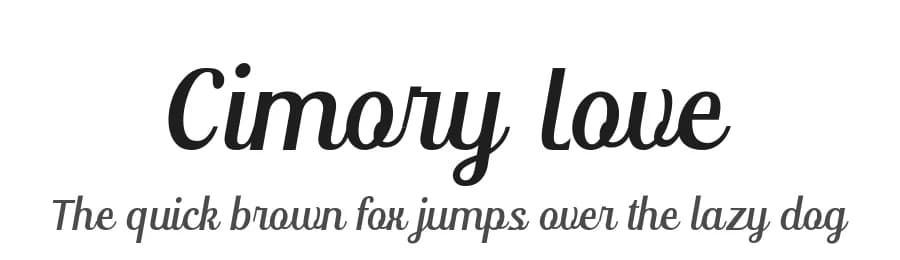 Cimory Love by Alit Design — Script Handwritten Font