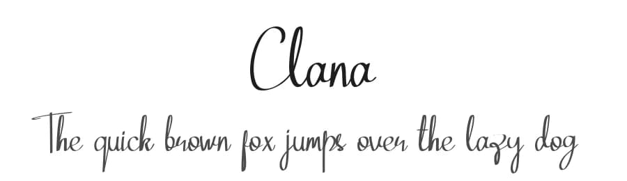 Clana by Nico Muslib — Script Handwritten Font
