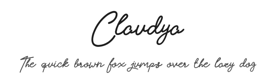 Claudya by Riyadh Rahman — Script Handwritten Font
