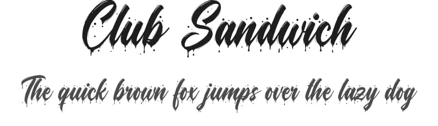 Club Sandwich by Octotype | Thomas Boucherie — Script Handwritten Font