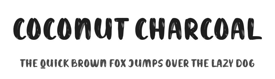 Coconut Charcoal by Fikryal studio — Script Handwritten Font