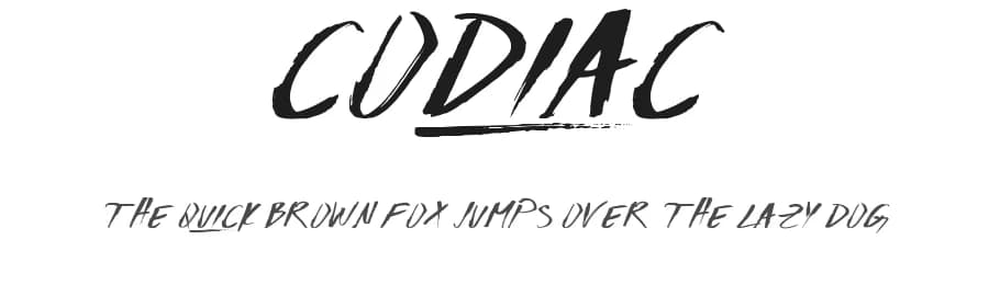 Codiac by Leonard Posavec - LeoSupply.co — Script Handwritten Font