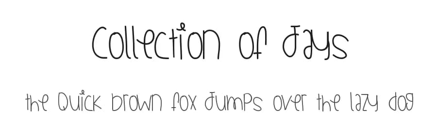 Collection Of Jays by Des Gomez — Script Handwritten Font