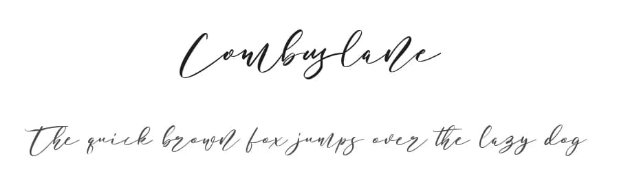 Combuslane by Maulana Creative — Script Handwritten Font