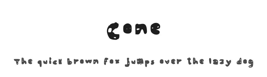 Cone by Camilo Plaza — Script Handwritten Font