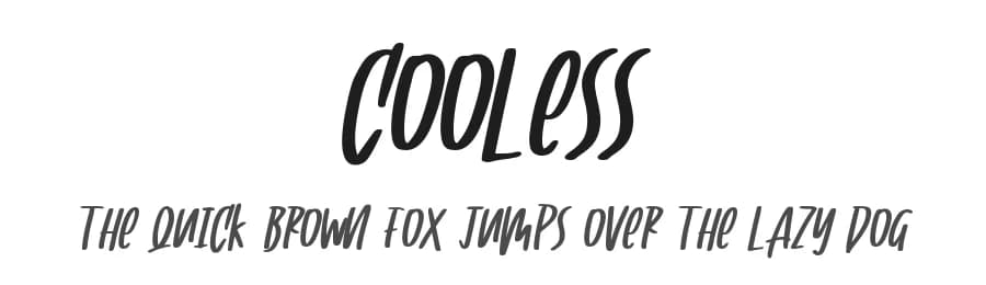Cooless by DM Letter Studio - Dimas Prasetyo — Script Handwritten Font