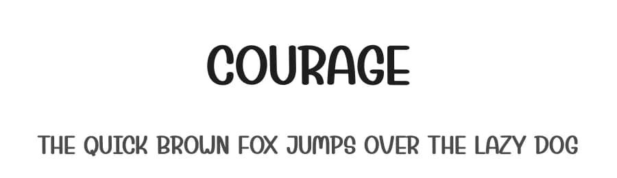 Courage by Andi Moz — Script Handwritten Font