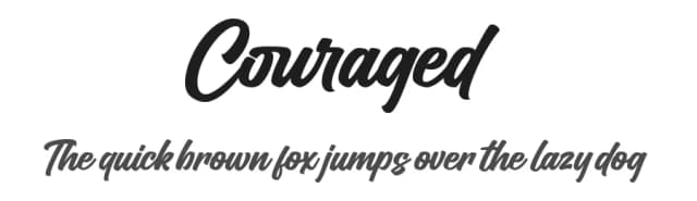 Couraged by Namara Creative — Script Handwritten Font
