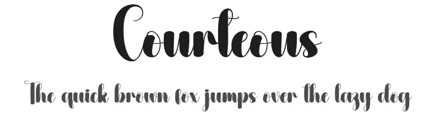 Courteous by Andi Moz β Script Handwritten Font