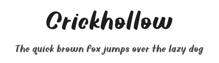 Crickhollow by Brittney Murphy Design — Script Handwritten Font