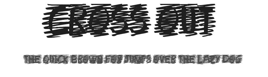 Cross Out by JSH creates — Script Handwritten Font