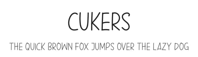 Cukers by Graphicfresh — Script Handwritten Font