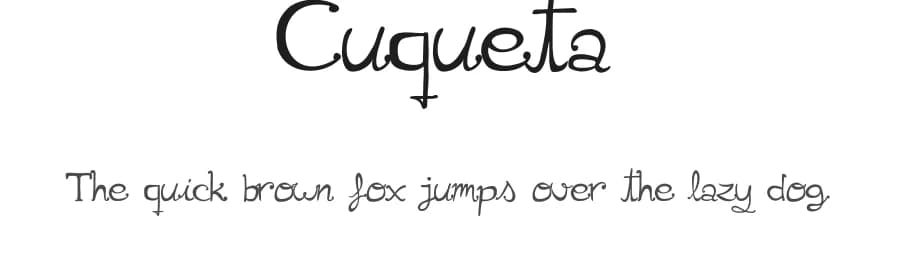 Cuqueta by Lluis Rafols โ Script Handwritten Font