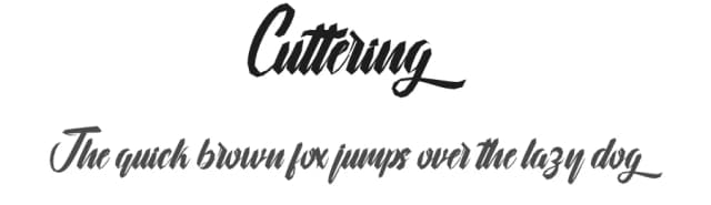 Cuttering by Creative Lab — Script Handwritten Font