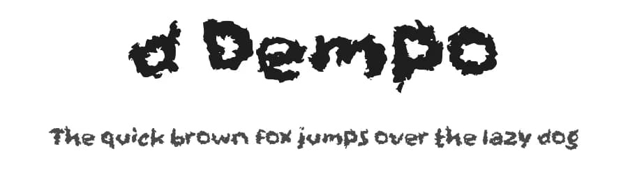 d Dempo by wepfont.com — Script Handwritten Font