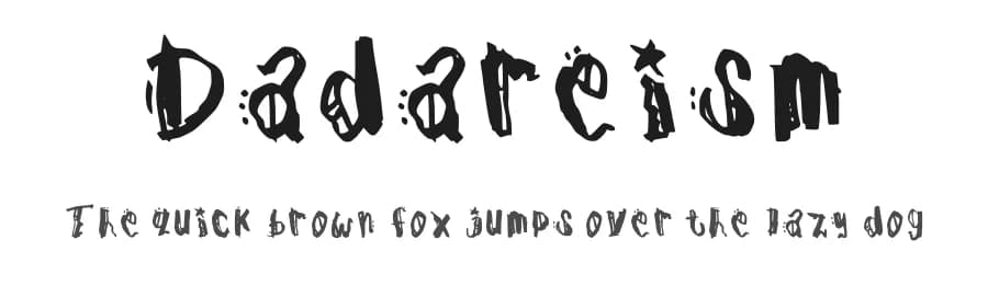 Dadareism by Dare Husign — Script Handwritten Font
