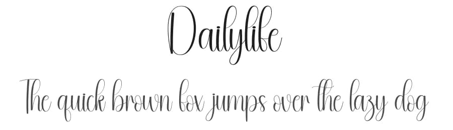 Dailylife by Andi Moz — Script Handwritten Font