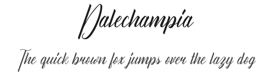 Dalechampia by Katario Studio — Script Handwritten Font