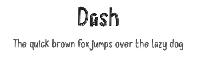 Dash by Invitara — Script Handwritten Font