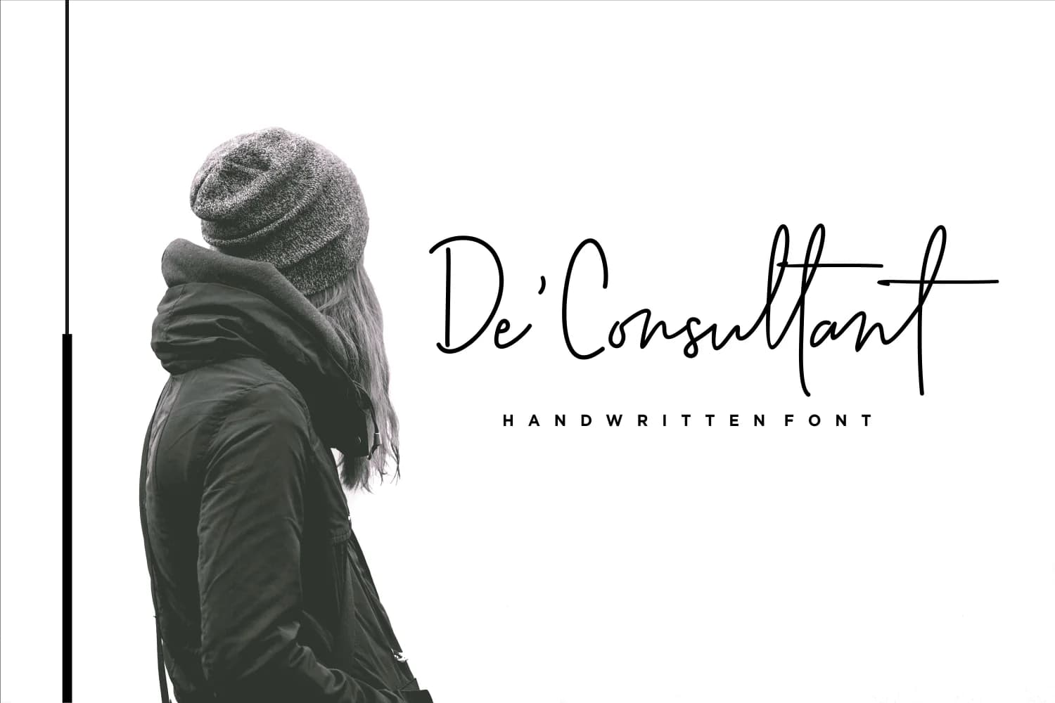 De'Consultant Font by Sronstudio — Script Handwritten Font
