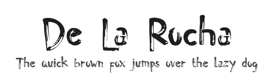 De La Rocha by Nariswari Creative — Script Handwritten Font