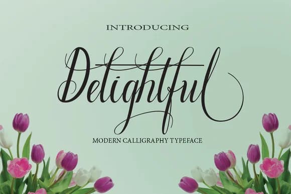 Delightful Font by Danti — Script Handwritten Font