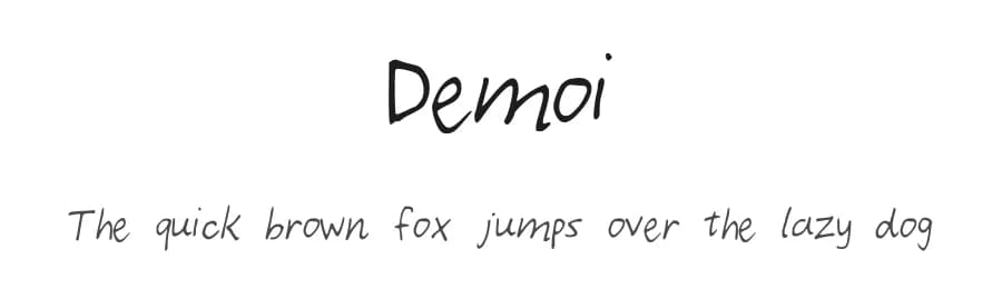 Demoi by Kelsey Ann G — Script Handwritten Font