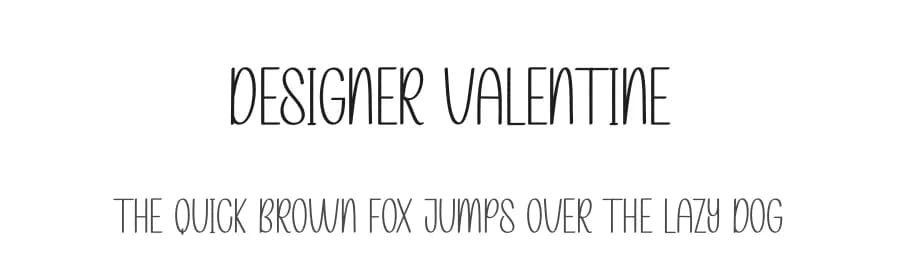 Designer Valentine by Andi Moz — Script Handwritten Font