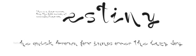 Destiny by Manuel Ramos — Script Handwritten Font