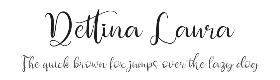 Dettina Laura by Perspectype Studio - Letterena.com — Script Handwritten Font