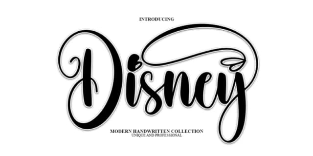 Disney Font by Ade Studio by ade studio — Script Handwritten Font