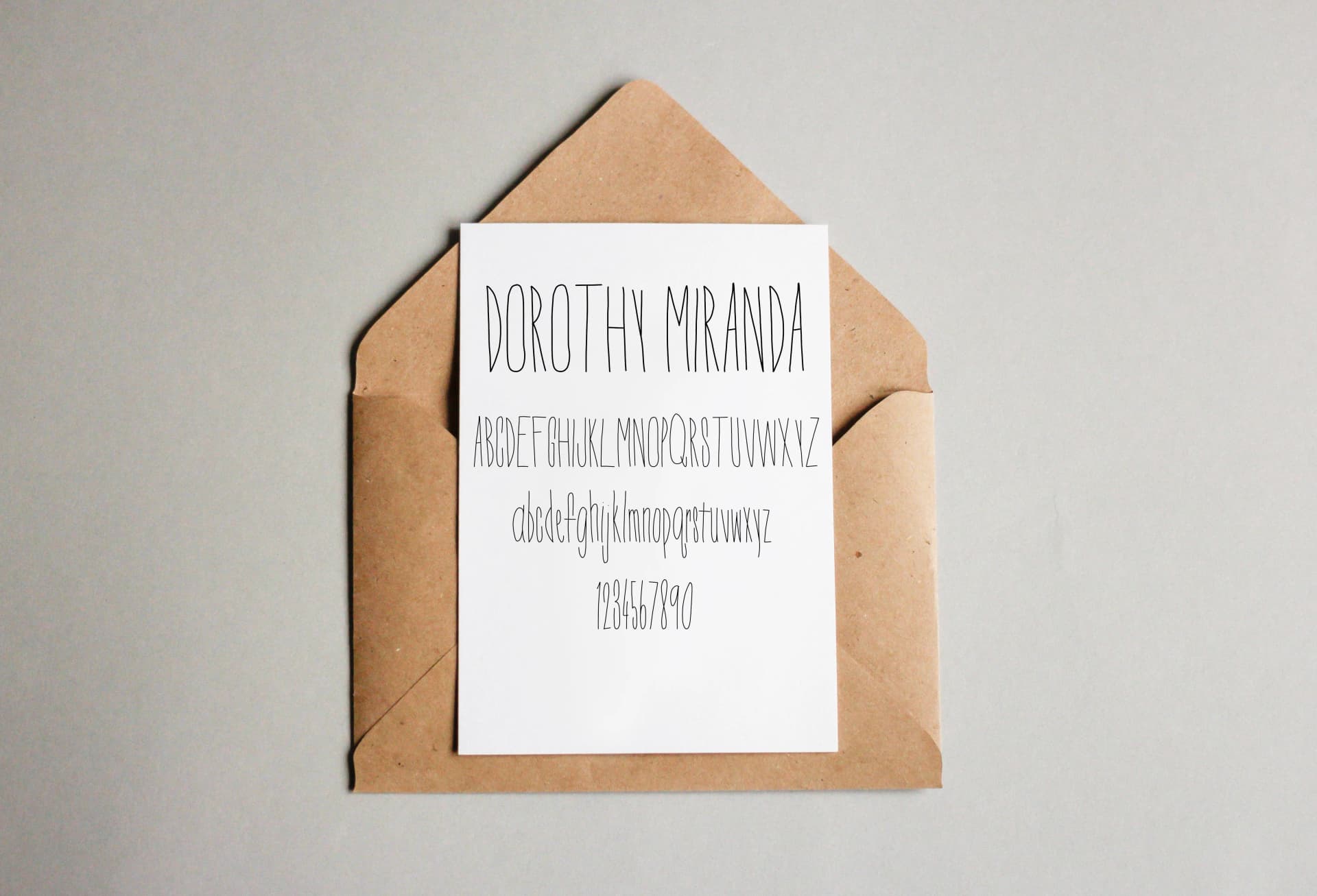 Dorothy Miranda Font by Dominique Demetz — Script Handwritten Font