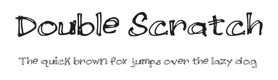 Double Scratch by Brittney Murphy Design — Script Handwritten Font